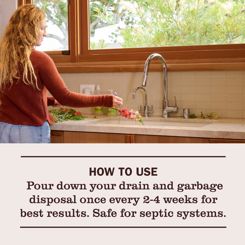 Mrs. Meyer's Lemon Verbena Probiotic Drain Maintenance